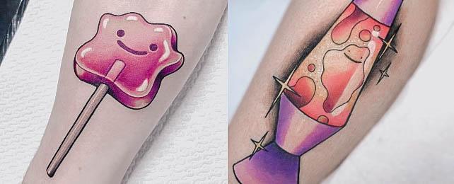 Top 100 Best Ditto Tattoos For Women – Pokemon Design Ideas