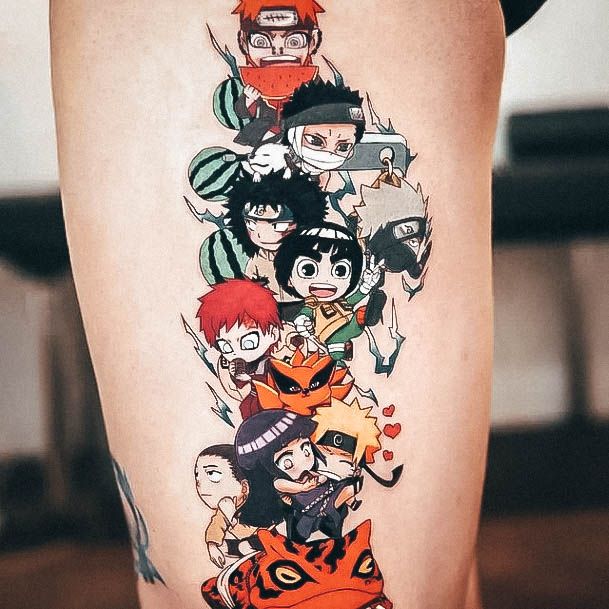 Divine Females Anime Tattoo