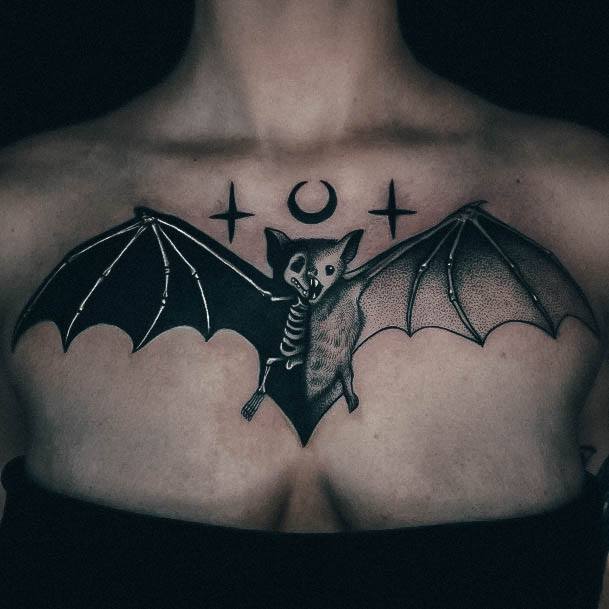 Divine Females Bat Tattoo