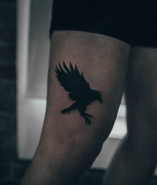 Divine Females Crow Tattoo