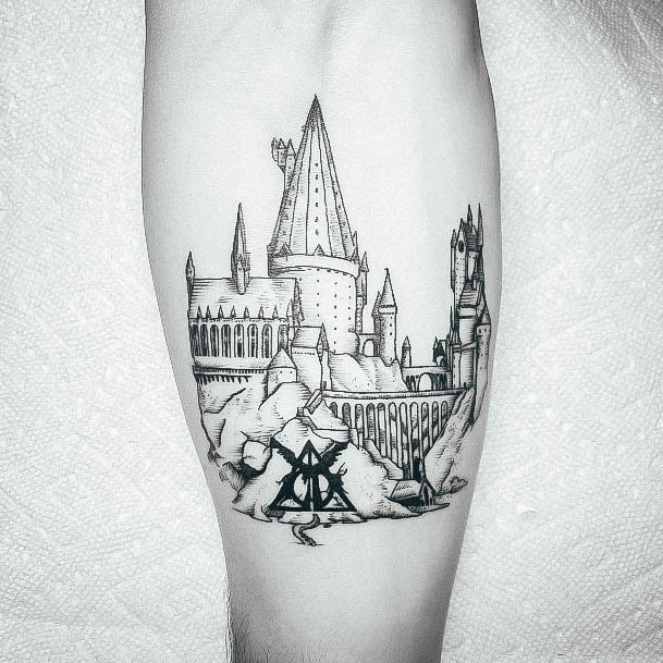 Divine Females Deathly Hallows Tattoo