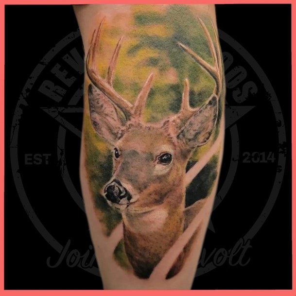 Divine Females Deer Tattoo