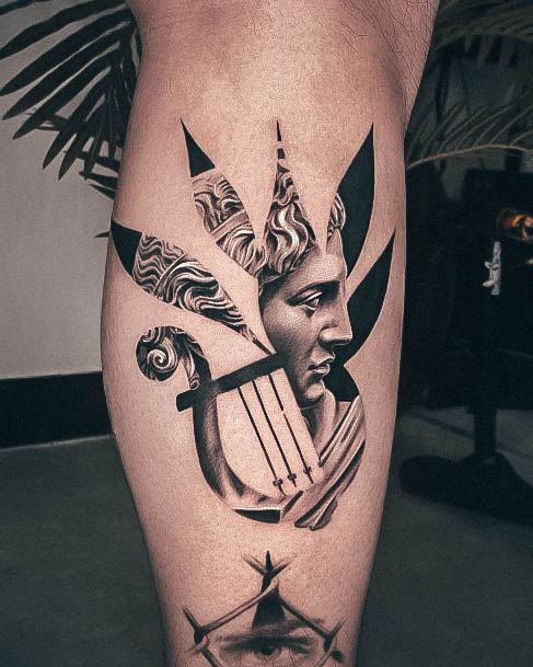 Divine Females Harp Tattoo