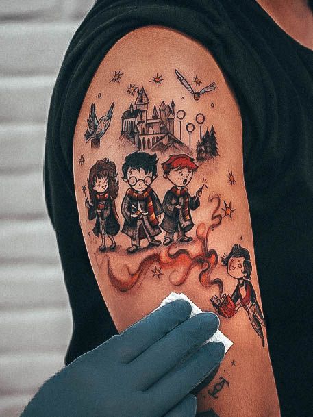 Divine Females Harry Potter Tattoo Arm