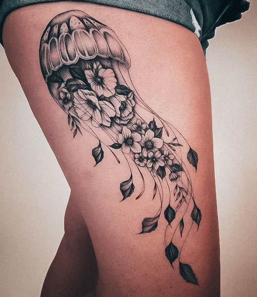 Divine Females Jellyfish Tattoo