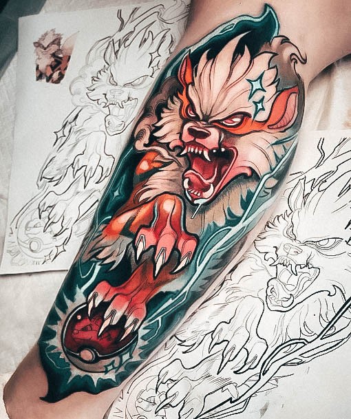 Divine Females Pokemon Tattoo