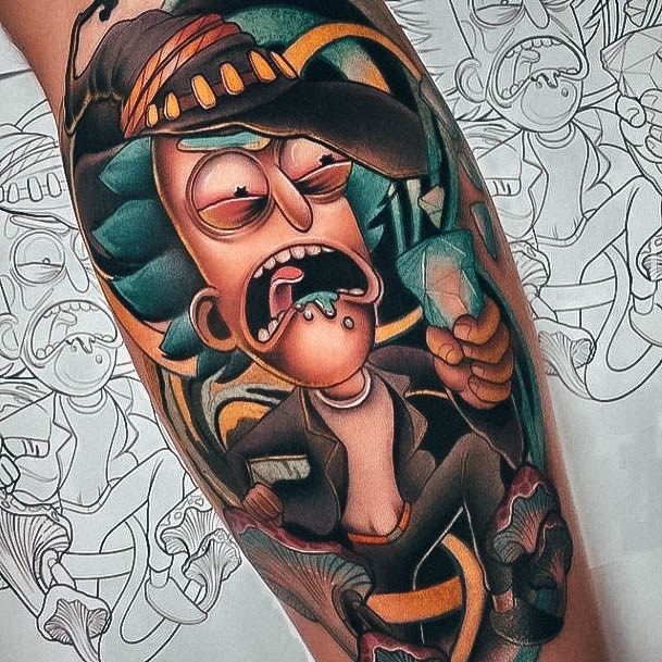 Divine Females Rick And Morty Tattoo