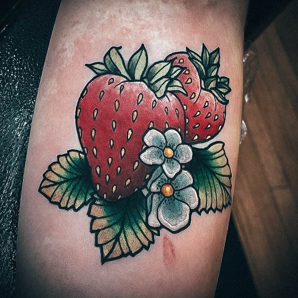 Divine Females Strawberry Tattoo