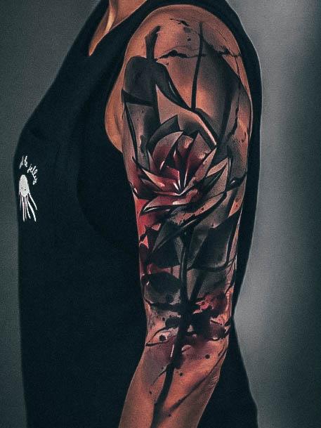 Divine Females Trash Polka Tattoo Rose Flower