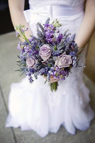 Divine Lavender Flowers Bouquet Wedding Arrangement