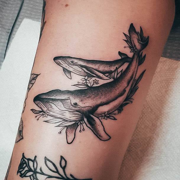 Diwhale Females Whale Tattoo