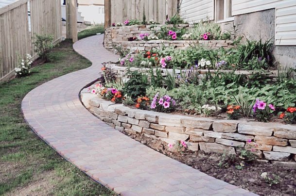 Diy Stone Rock Raised Garden Beds