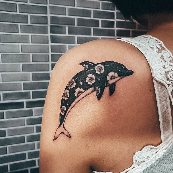 Dolphin Womens Tattoo Designs