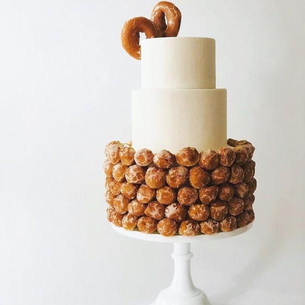 Donut Balls And Pristine Wedding Cake