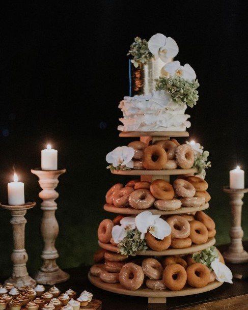 Donut Scrumptious Wedding Cake