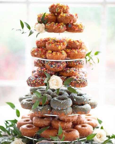 Donut Wedding Cake Stand