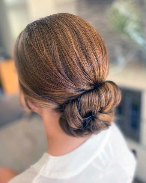 Doughnut Chignon Hairstyle Women