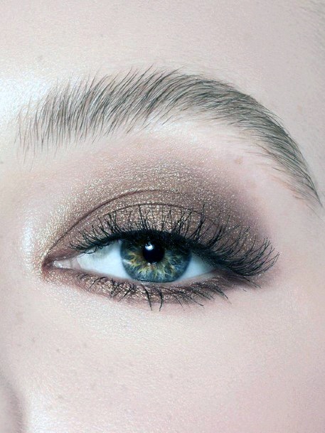 Drab Brown Eyeshadow Women