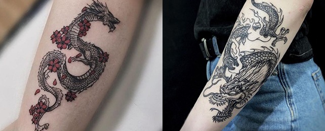 Top 100 Best Dragon Tattoo Ideas for Women - Untamed Mythical Monster  Designs