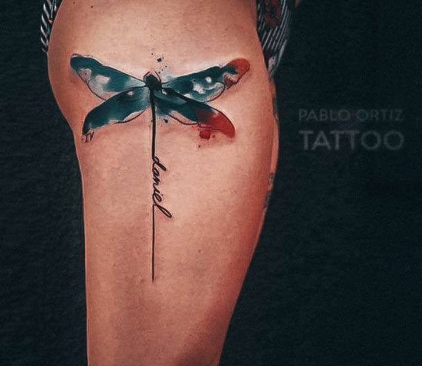 Dragonfly Womens Tattoo Designs