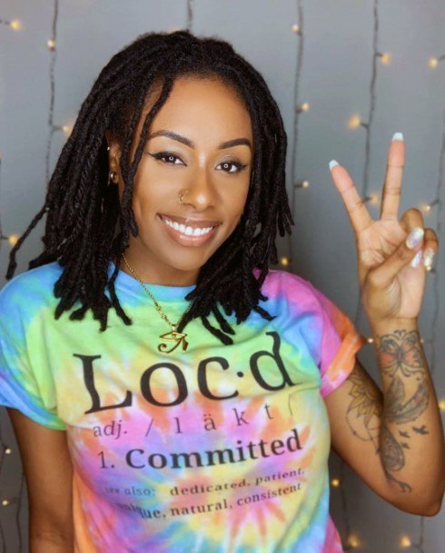 Dreadlocks Bob Natural Hairstyles For Black Women