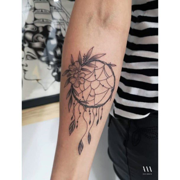 Dream Catcher Tattoo Women Wrists