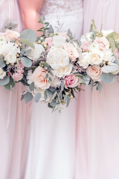 Dreamy Blush Rose Flower Wedding