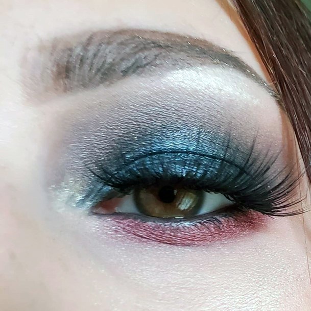 Dual Colored Black Eyeshadow Women