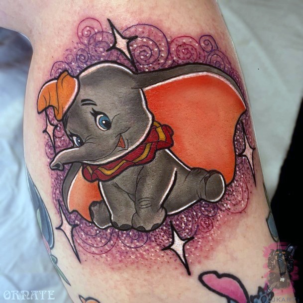 Dumbo Female Tattoo Designs