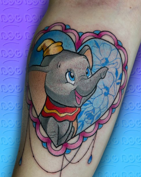 Dumbo Tattoos Feminine Ideas