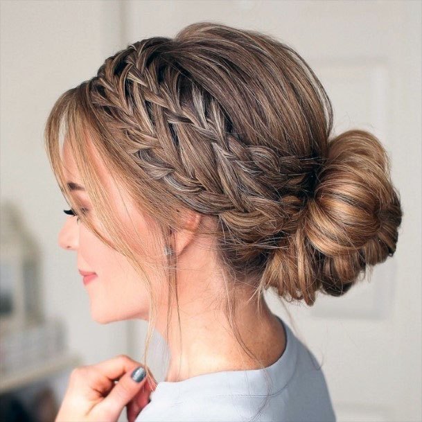 Dutch Inspired Chignon Women Hairstyle