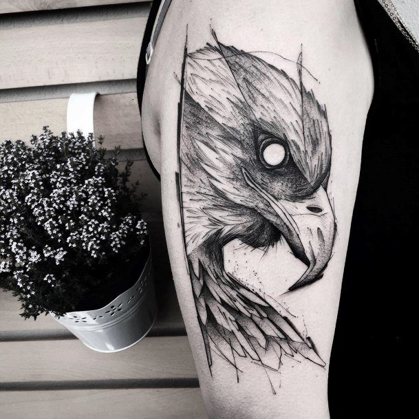 Eagle Womens Tattoo Ideas Sketeched