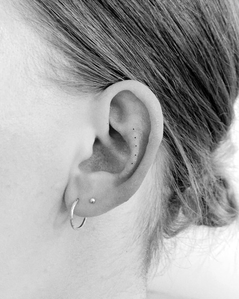 Ear Tattoos Feminine Ideas