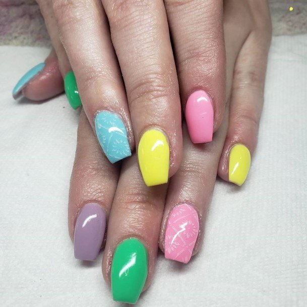 Easter Nails For Girls