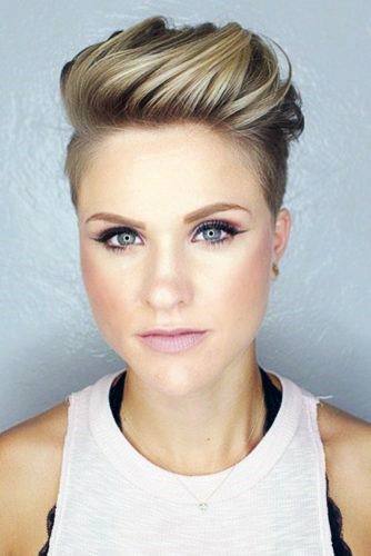 Edgy Hairstyle Razor Sides And Full Slick Back High Top