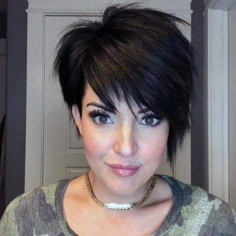 Edgy Short Bob With Wedge Back And Short Undercut Airy Hairstyles For Women