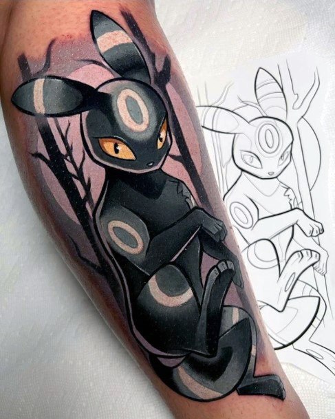 Eevee Female Tattoo Designs