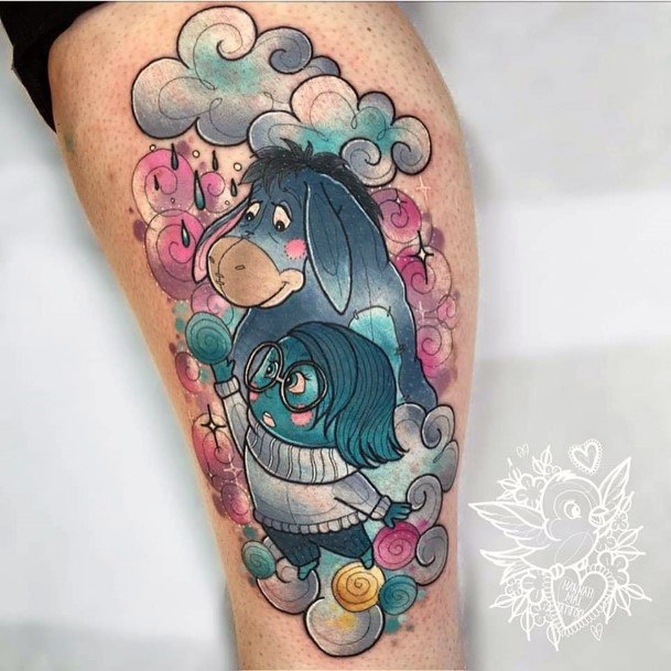 Eeyore Tattoo Feminine Designs