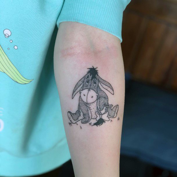 Eeyore Tattoo For Ladies