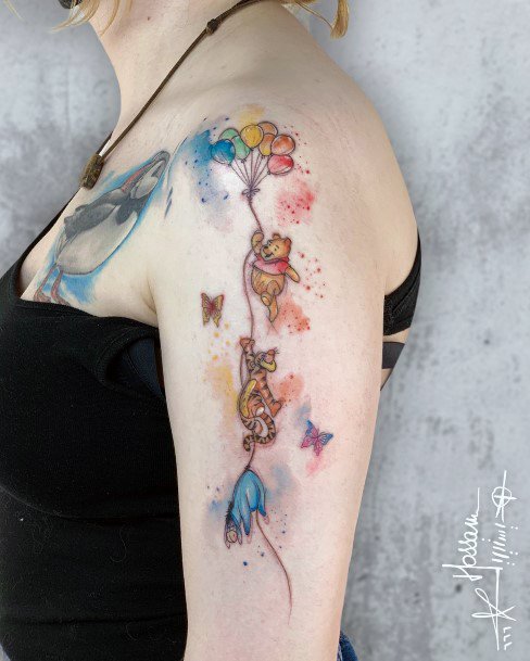 Eeyore Womens Tattoo Designs