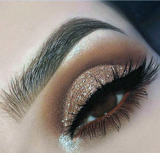 Egyptian Goddess Gold And Brown Eyeshadow Women