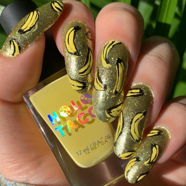 Elaborate Styles For Womens Banana Nail