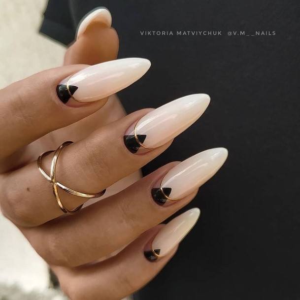 Elaborate Styles For Womens Black Prom Nail