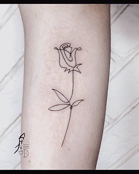 Elaborate Styles For Womens Black Rose Tattoo