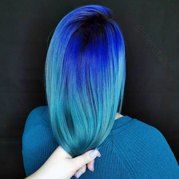 Elaborate Styles For Womens Blue Hairstyles