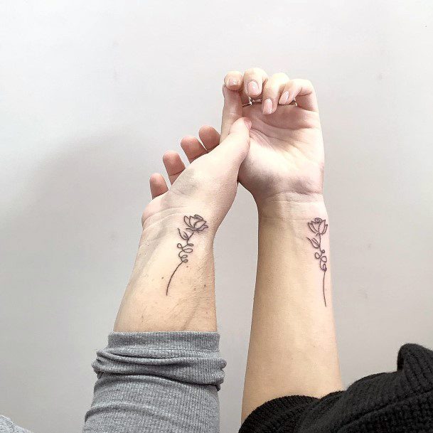 Elaborate Styles For Womens Brother Sister Tattoo