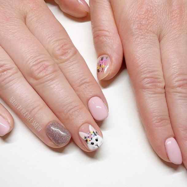 Elaborate Styles For Womens Bunny Nail