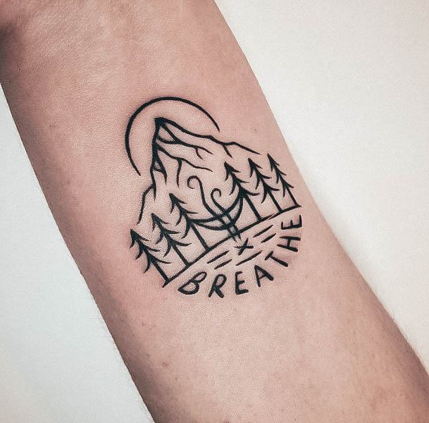 Elaborate Styles For Womens Camping Tattoo