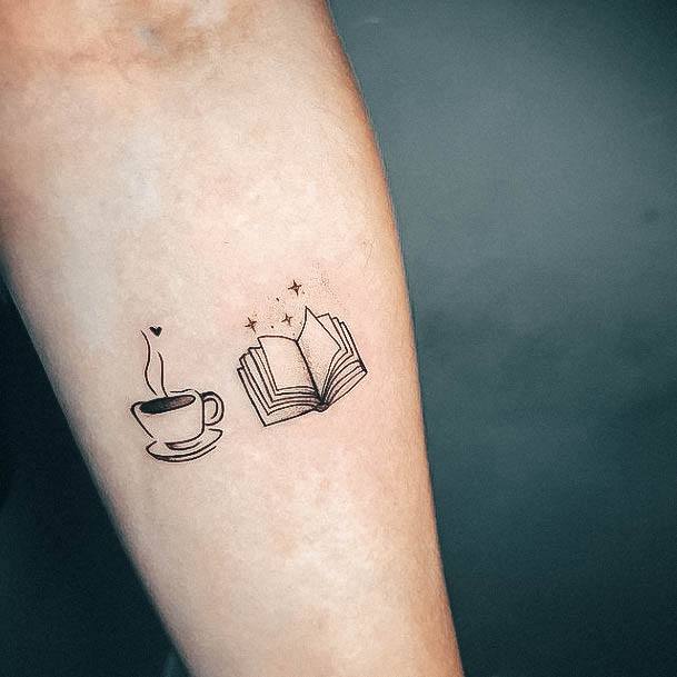 Elaborate Styles For Womens Coffee Mug Tattoo