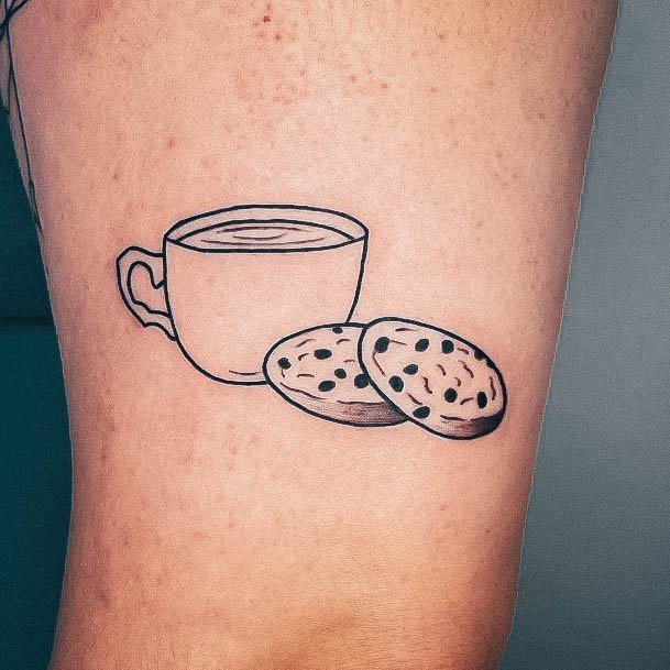 Elaborate Styles For Womens Cookie Tattoo